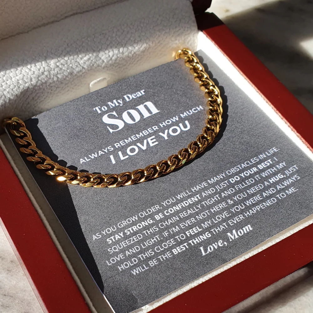 Cuban Chain for Son from Mom - Image 4